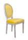 Интерьерный стул Volker yellow желтого цвета