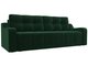 Прямой диван-кровать Итон зеленого цвета