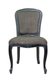 Обеденный стул Gran grey с серой обивкой