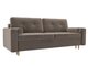 Прямой диван-кровать Белфаст коричневого цвета (тик-так)