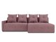 Угловой диван-кровать Bronks темно-розового цвета