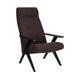 Кресло Tinto темно-коричневого цвета