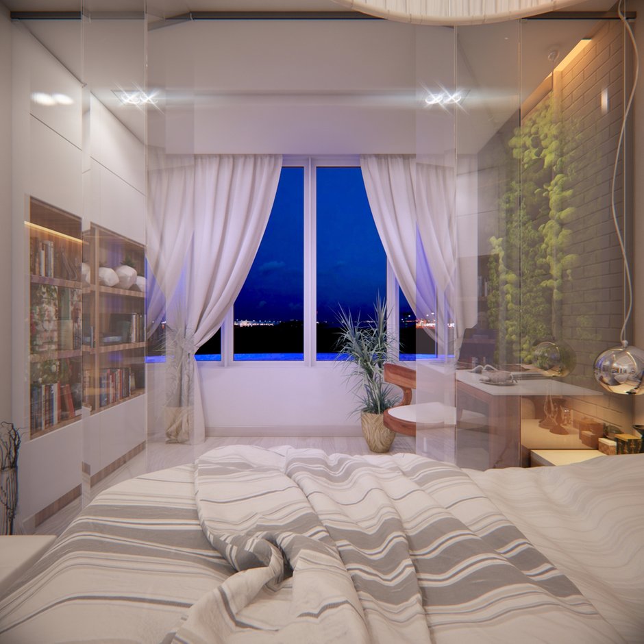 Фотография: Спальня в стиле Современный, Квартира, Проект недели – фото на INMYROOM