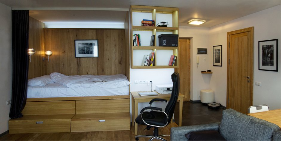 Фотография: Спальня в стиле Современный, Квартира, Дома и квартиры, Проект недели – фото на INMYROOM