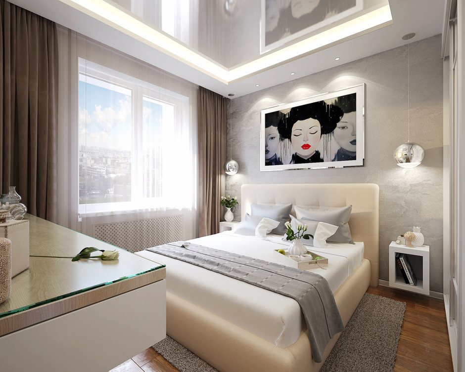 Фотография: Спальня в стиле Современный, Квартира, Дома и квартиры, IKEA, Проект недели, Москва – фото на INMYROOM