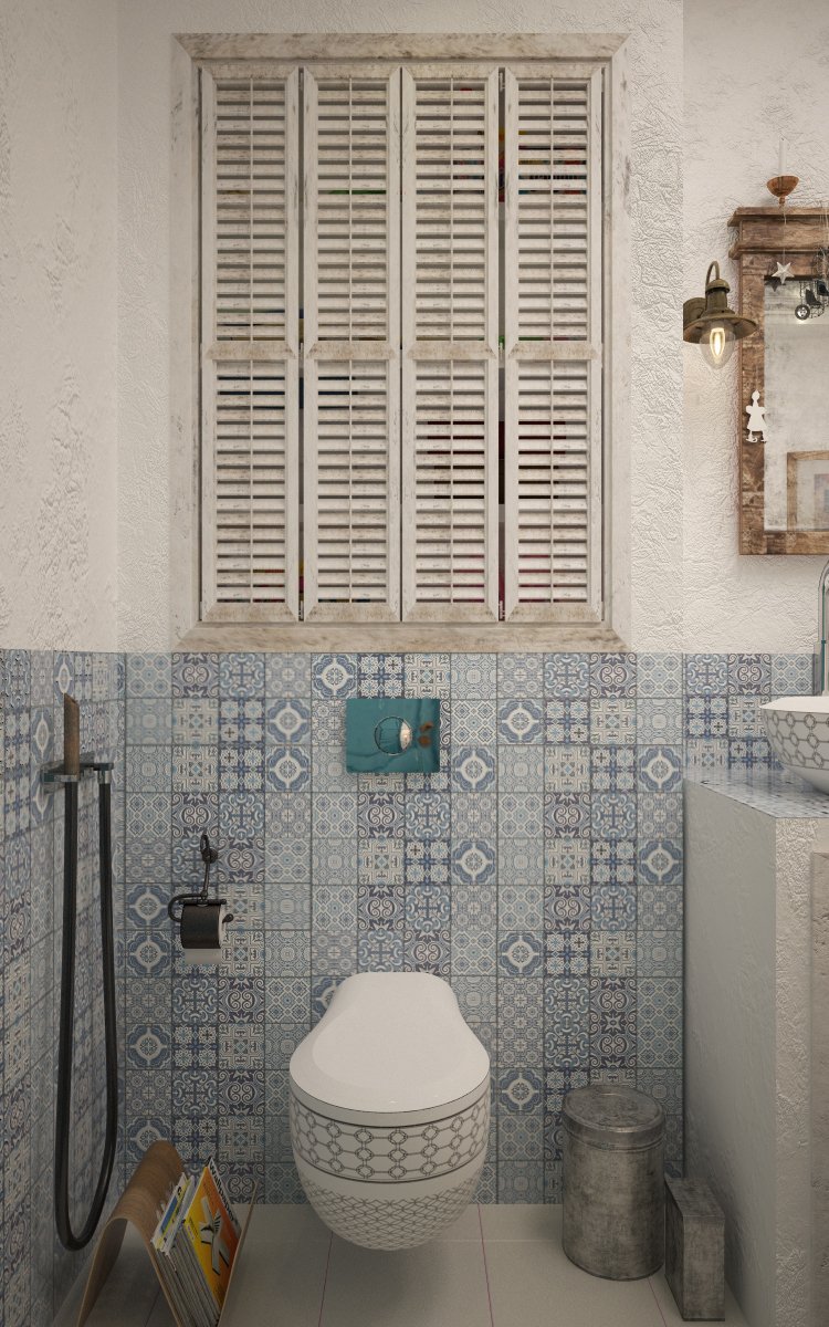 Фотография: Ванная в стиле Восточный, Квартира, Дома и квартиры, Проект недели, Средиземноморский – фото на INMYROOM
