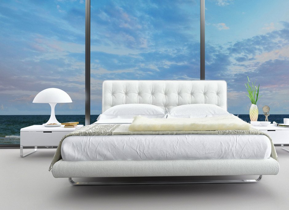 Фотография: Спальня в стиле Современный, Декор интерьера, Интерьер комнат, Цвет в интерьере, Белый – фото на INMYROOM