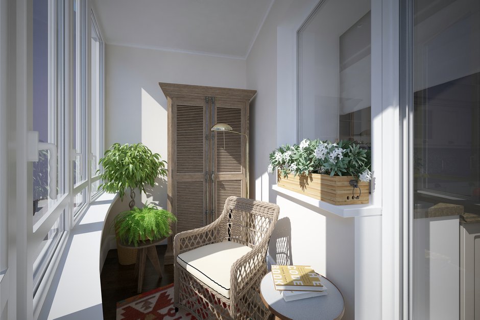 Фотография: Балкон в стиле Прованс и Кантри, Квартира, Проект недели, Санкт-Петербург, Светлана Гаврилова – фото на INMYROOM