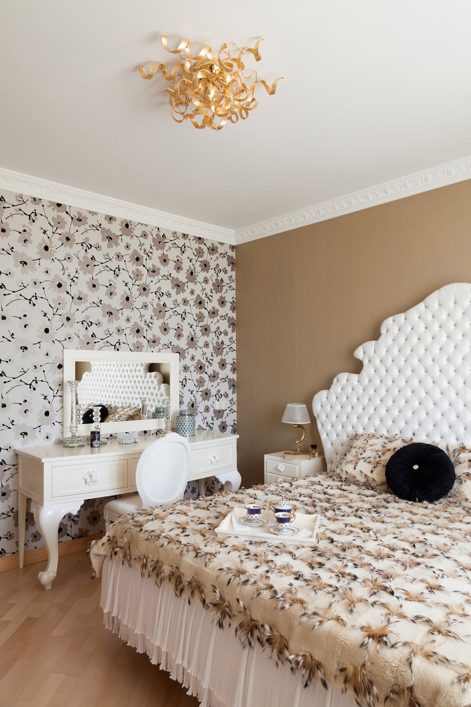 Фотография: Спальня в стиле Классический, Квартира, Дома и квартиры, Проект недели, Москва – фото на INMYROOM