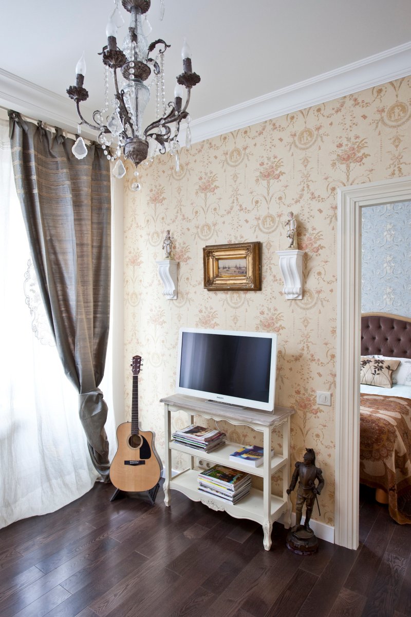 Фотография: Гостиная в стиле Прованс и Кантри, Квартира, Дома и квартиры – фото на INMYROOM