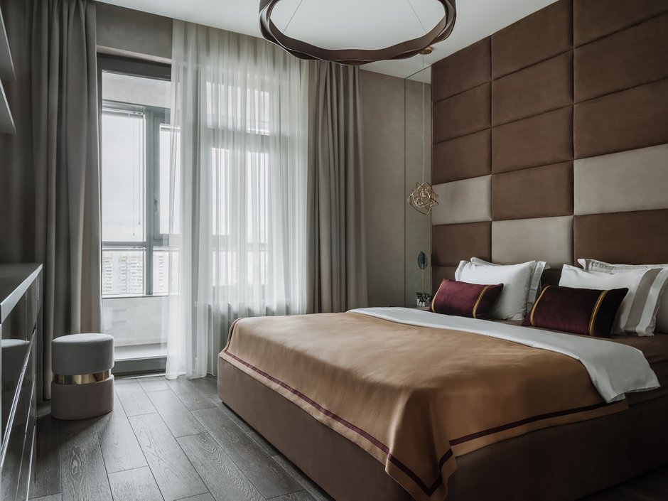 Фотография: Спальня в стиле Современный, Квартира, Проект недели, Москва, 4 и больше, Более 90 метров – фото на INMYROOM