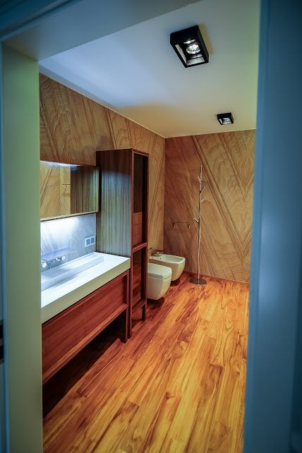 Фотография: Ванная в стиле Лофт, Современный, Интерьер комнат, Эко, Ванна – фото на INMYROOM