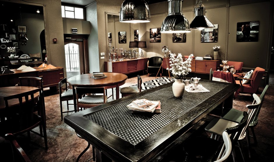 Фотография: Кухня и столовая в стиле , Карта покупок, Индустрия, Маркет, Ретро – фото на INMYROOM