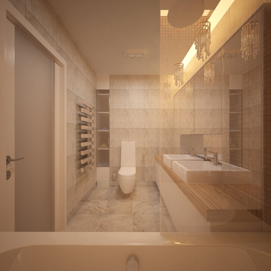 Фотография: Ванная в стиле Современный, Квартира, Проект недели – фото на INMYROOM