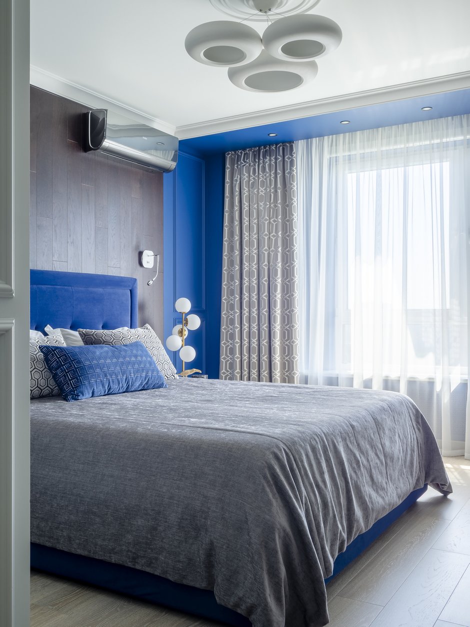 Фотография: Спальня в стиле Современный, Квартира, Проект недели, Москва, 3 комнаты, 60-90 метров, Bilbao Design – фото на INMYROOM