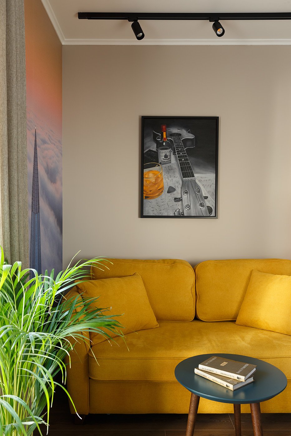 Фотография: Гостиная в стиле Современный, Квартира, Проект недели, 1 комната, 40-60 метров – фото на INMYROOM