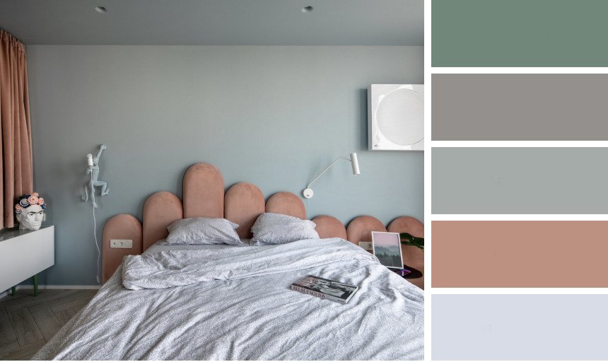 Еще 5 готовых цветовых решений для спальни