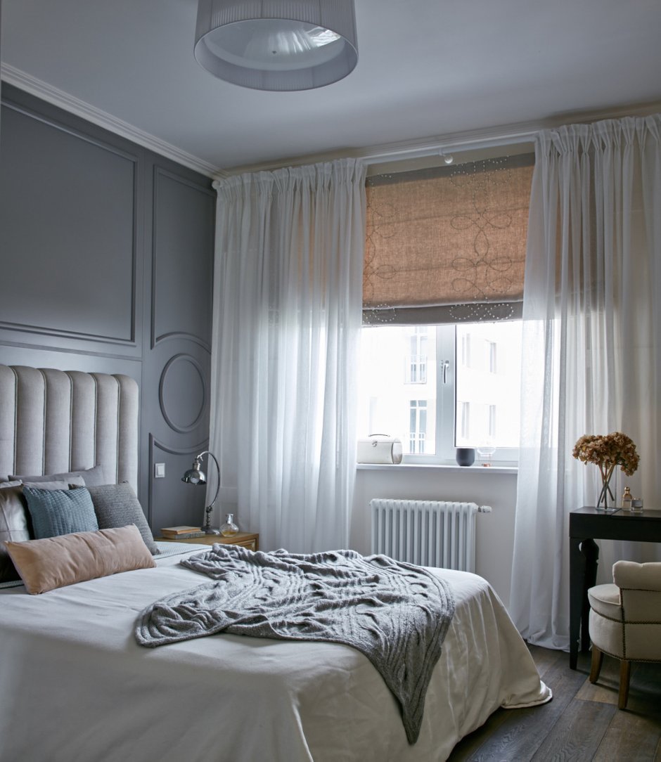 Фотография: Спальня в стиле Классический, Современный, Квартира, Проект недели, Надя Зотова – фото на INMYROOM