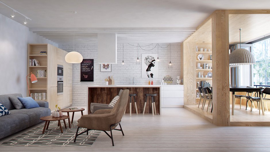 Фотография: Гостиная в стиле Скандинавский, Квартира, Дома и квартиры, IKEA, Проект недели – фото на INMYROOM