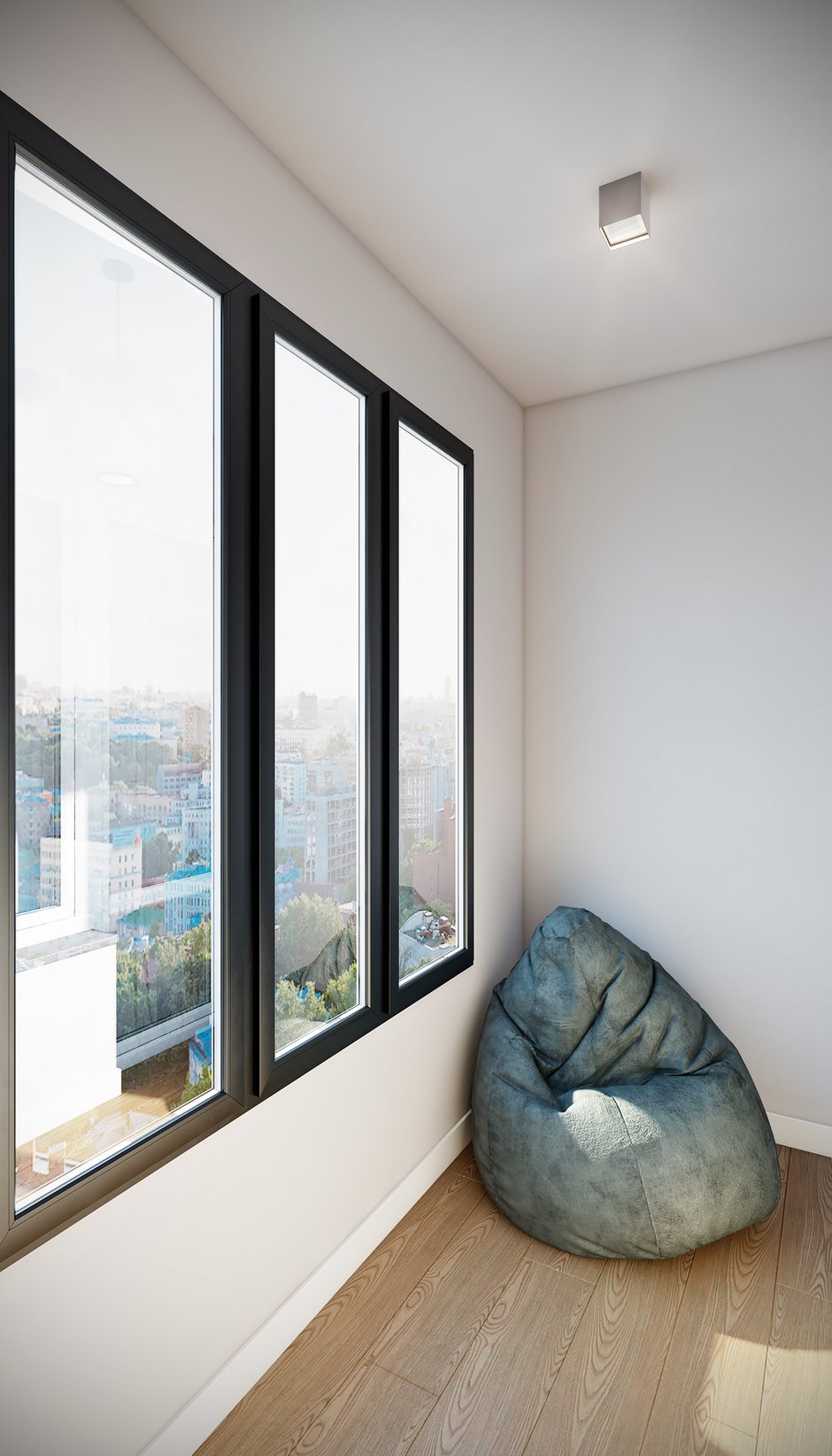 Фотография: Балкон в стиле Минимализм, Квартира, Проект недели, Москва, Co:Interior, 3 комнаты, 60-90 метров – фото на INMYROOM