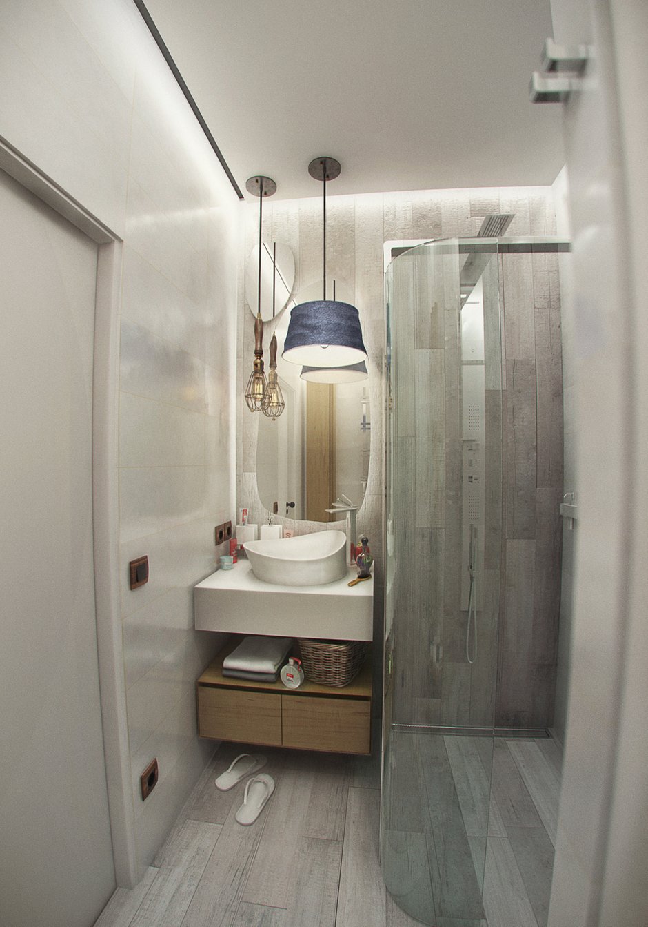 Фотография: Ванная в стиле Лофт, Эклектика, Квартира, Дома и квартиры, IKEA – фото на INMYROOM