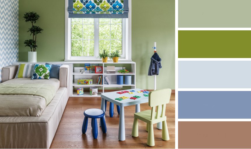 5 готовых цветовых решений для детской комнаты