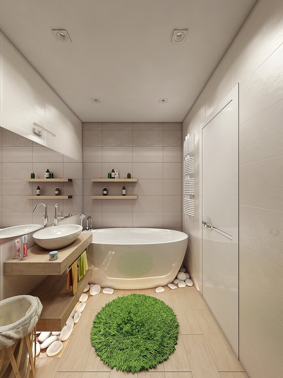 Фотография: Ванная в стиле Эко, Квартира, Дома и квартиры, IKEA, Проект недели – фото на INMYROOM