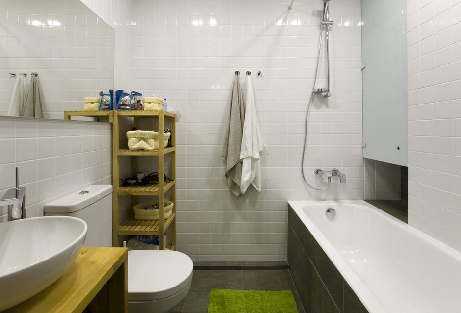 Фотография: Ванная в стиле Современный, Декор интерьера, Квартира, Дома и квартиры, IKEA, Перегородки – фото на INMYROOM