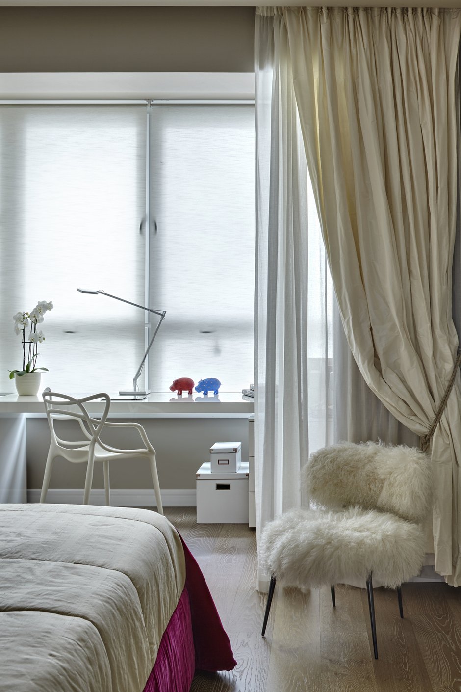 Фотография: Спальня в стиле Скандинавский, Квартира, Проект недели, Москва – фото на INMYROOM