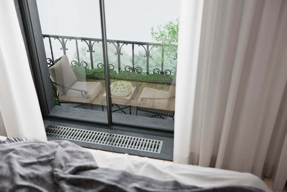 Фотография: Балкон в стиле Современный, Квартира, Проект недели, Geometrium, Более 90 метров, Kronospan – фото на INMYROOM