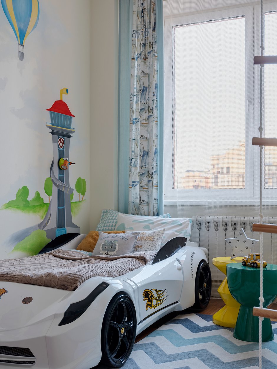 Фотография: Детская в стиле Современный, Квартира, Проект недели, 3 комнаты, Более 90 метров, Екатерина Беликова – фото на INMYROOM