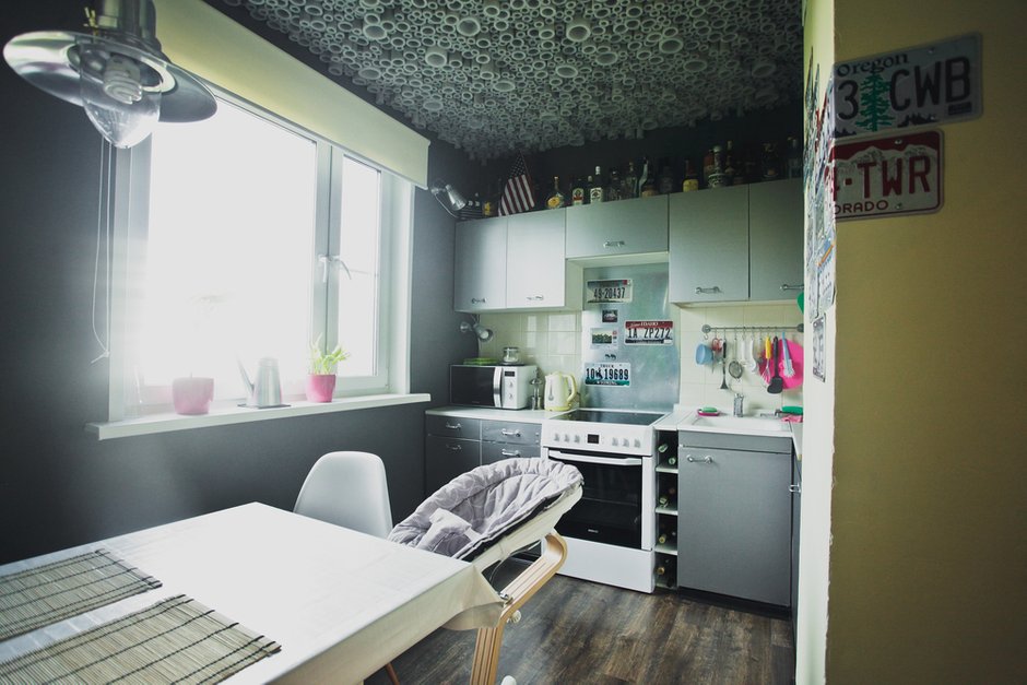 Фотография: Кухня и столовая в стиле Лофт, DIY, Квартира, Дома и квартиры, IKEA – фото на INMYROOM