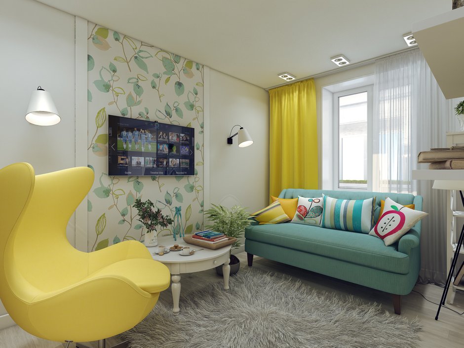 Фотография: Гостиная в стиле Скандинавский, Квартира, Дома и квартиры, IKEA, Проект недели – фото на INMYROOM