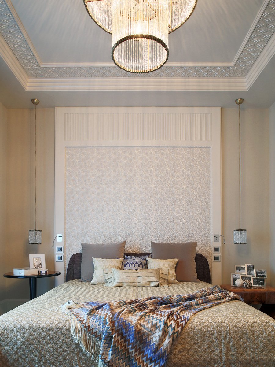 Фотография: Спальня в стиле Классический, Квартира, Проект недели, Москва, Ар-деко, Faber Group – фото на INMYROOM