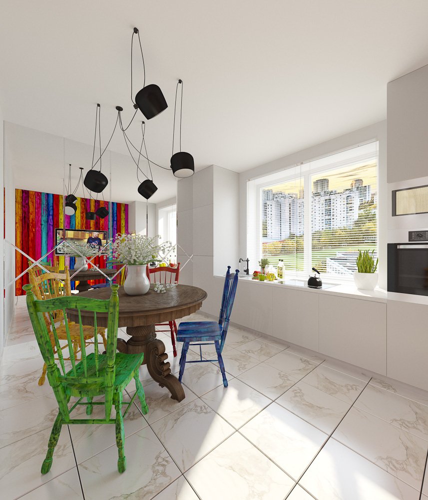 Фотография: Кухня и столовая в стиле Эклектика, Квартира, Дома и квартиры, IKEA, Проект недели – фото на INMYROOM