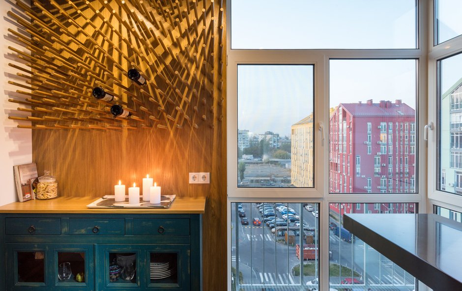 Фотография: Кухня и столовая в стиле Лофт, Квартира, Проект недели, Киев, новостройка, Монолитный дом, 2 комнаты, 60-90 метров – фото на INMYROOM