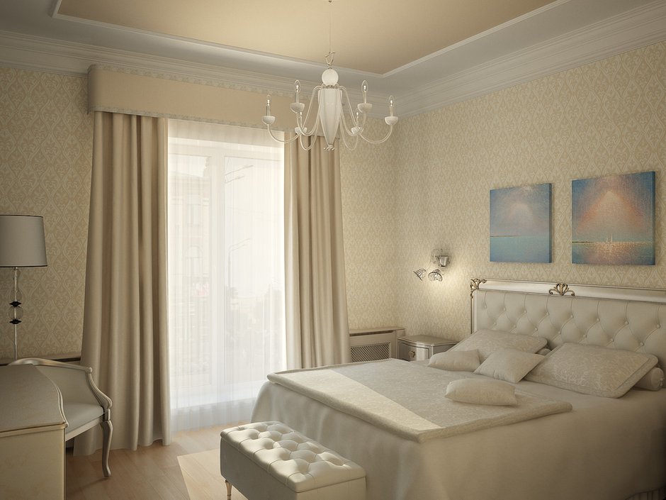 Фотография: Спальня в стиле Классический, Квартира, Дома и квартиры, Москва – фото на INMYROOM