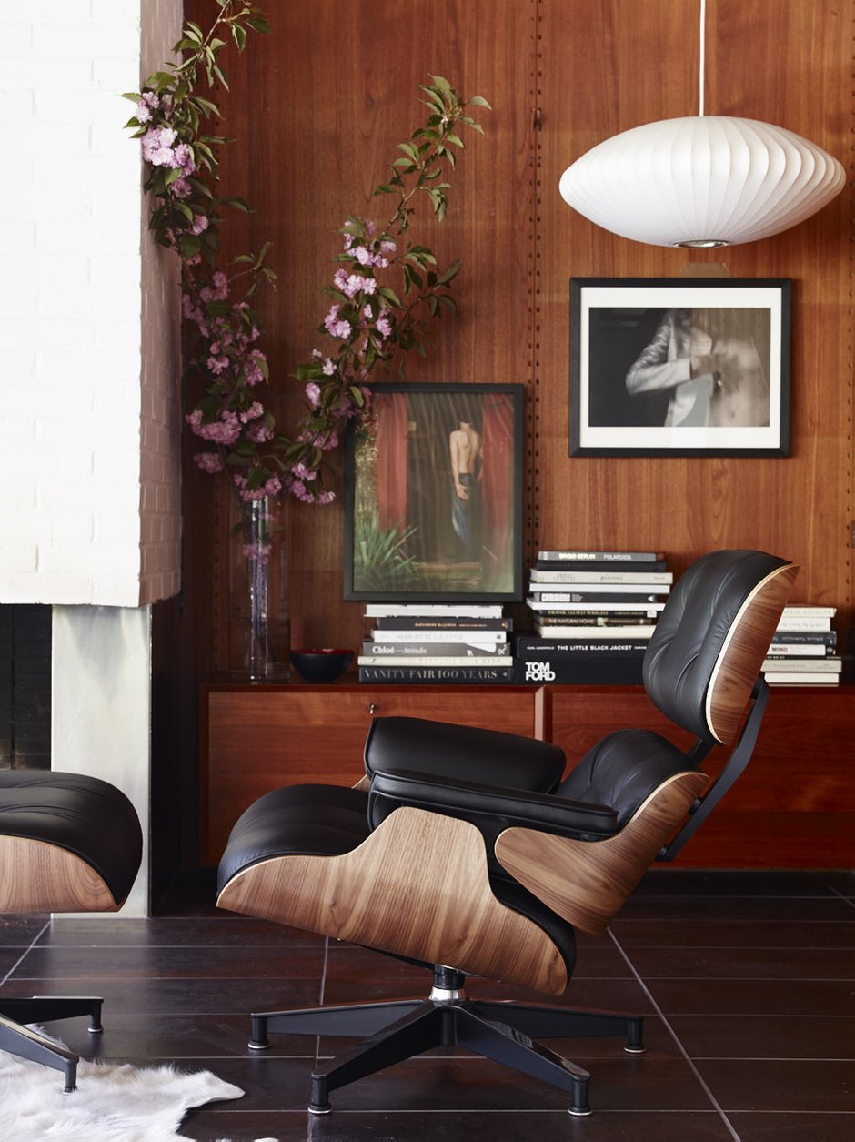 Кресло Eames Lounge Chair. Дизайн Чарльза и Рэй Имз для Herman Miller