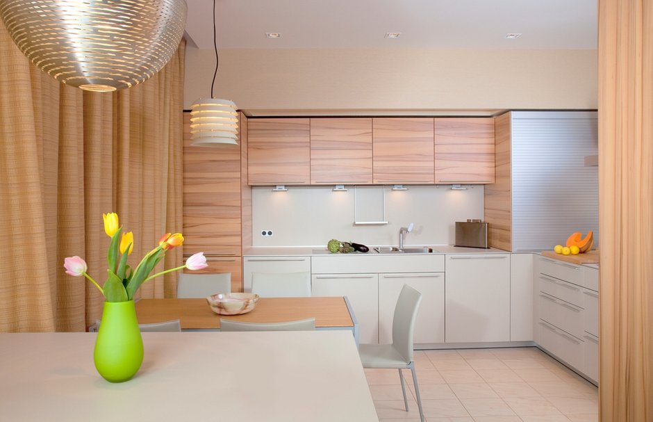 Фотография: Кухня и столовая в стиле Современный, Квартира, Дома и квартиры, Пентхаус – фото на INMYROOM