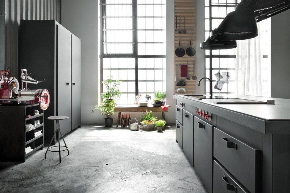 Фотография: Кухня и столовая в стиле Лофт, Дом, Дома и квартиры – фото на INMYROOM