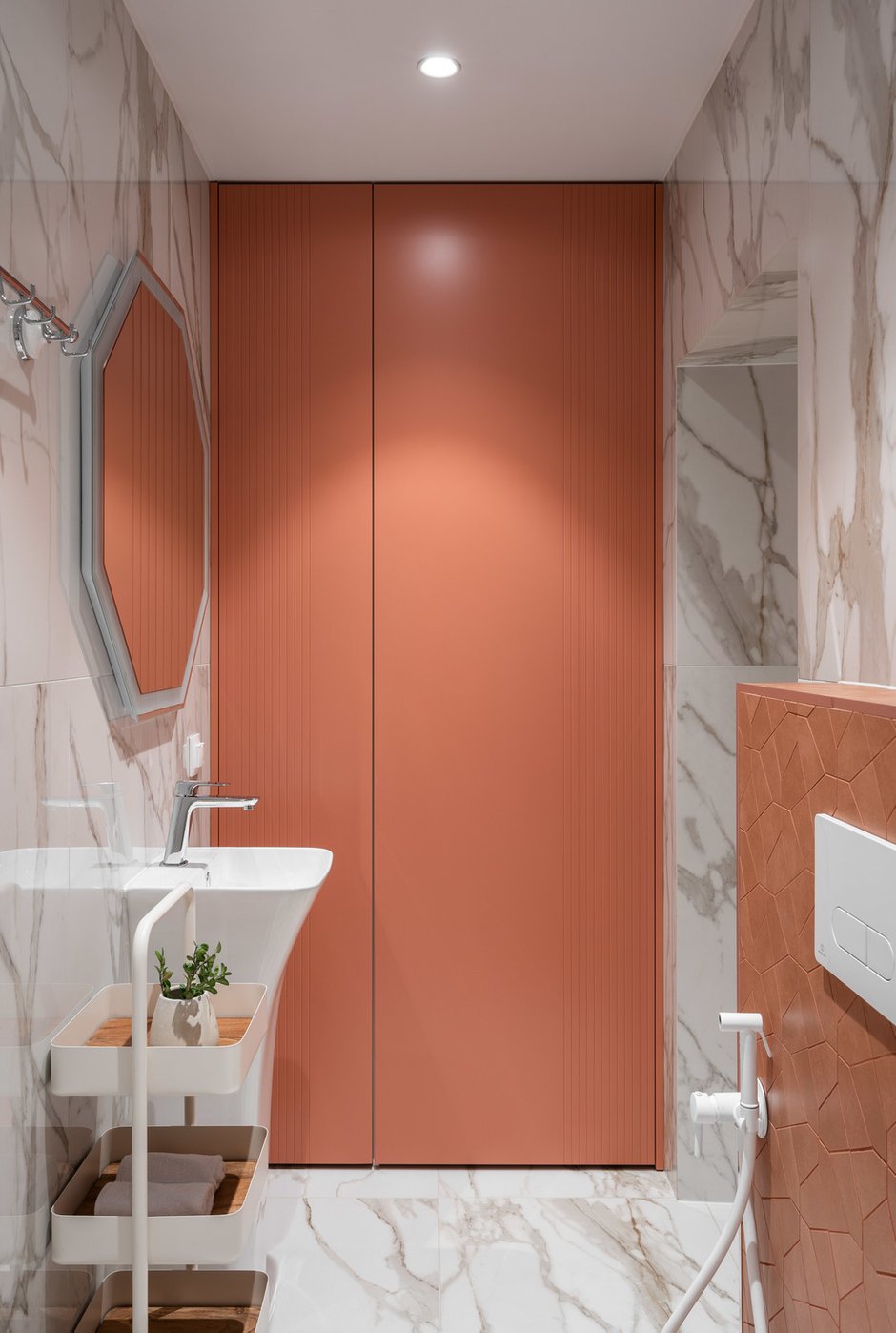 Фотография: Ванная в стиле Современный, Квартира, Проект недели, Санкт-Петербург, 3 комнаты, Более 90 метров, int2design – фото на INMYROOM