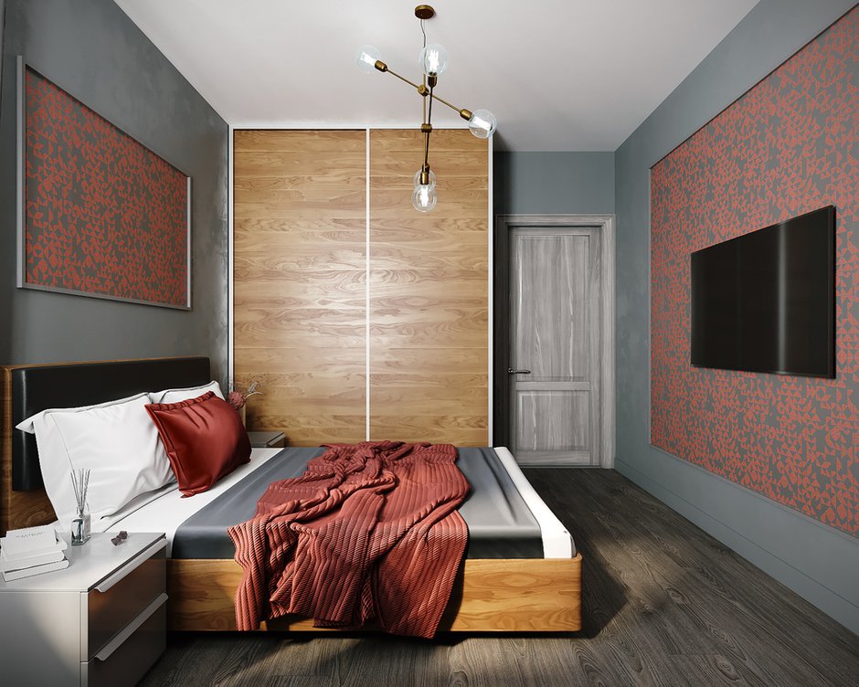 Фотография: Спальня в стиле Современный, Квартира, Советы, 2 комнаты, #каксэкономить, Светлана Удзилаури – фото на INMYROOM