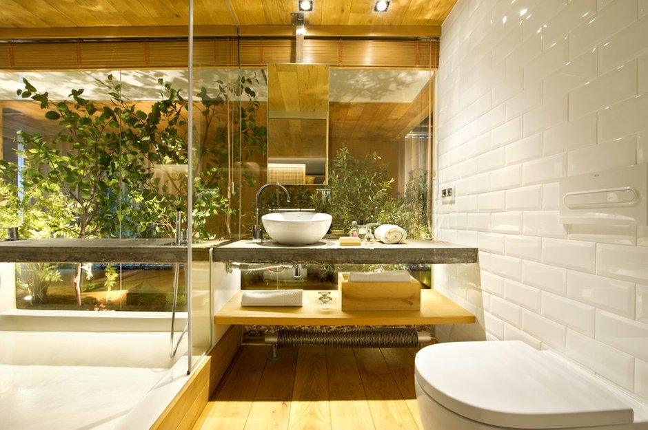 Фотография: Ванная в стиле Лофт, Дом, Дома и квартиры – фото на INMYROOM