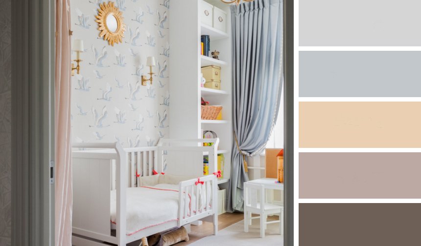 5 готовых цветовых решений для детской комнаты