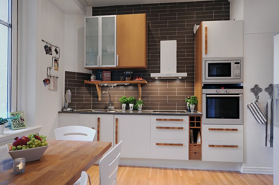 Кухонная мебель в скандинавском стиле