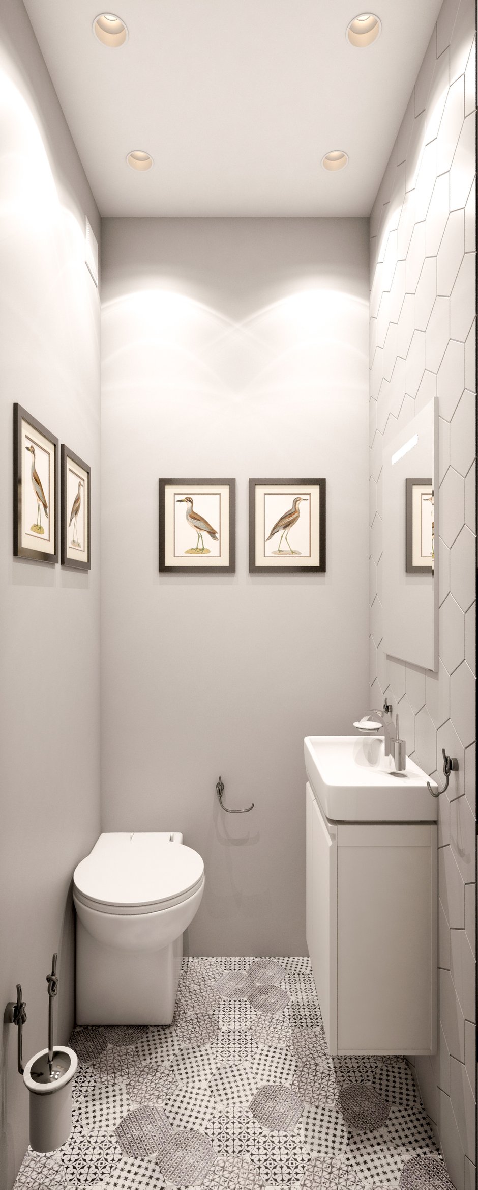 Фотография: Ванная в стиле Современный, Лофт, Малогабаритная квартира, Студия, Проект недели, Марина Саркисян – фото на INMYROOM