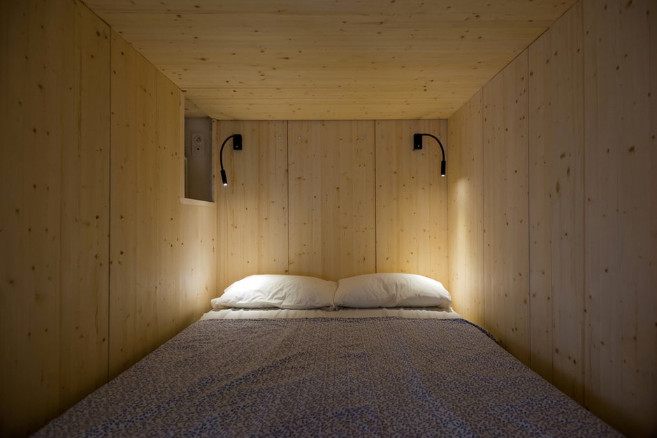 Фотография: Спальня в стиле Минимализм, Малогабаритная квартира, Квартира, Студия, Проект недели, до 40 метров – фото на INMYROOM