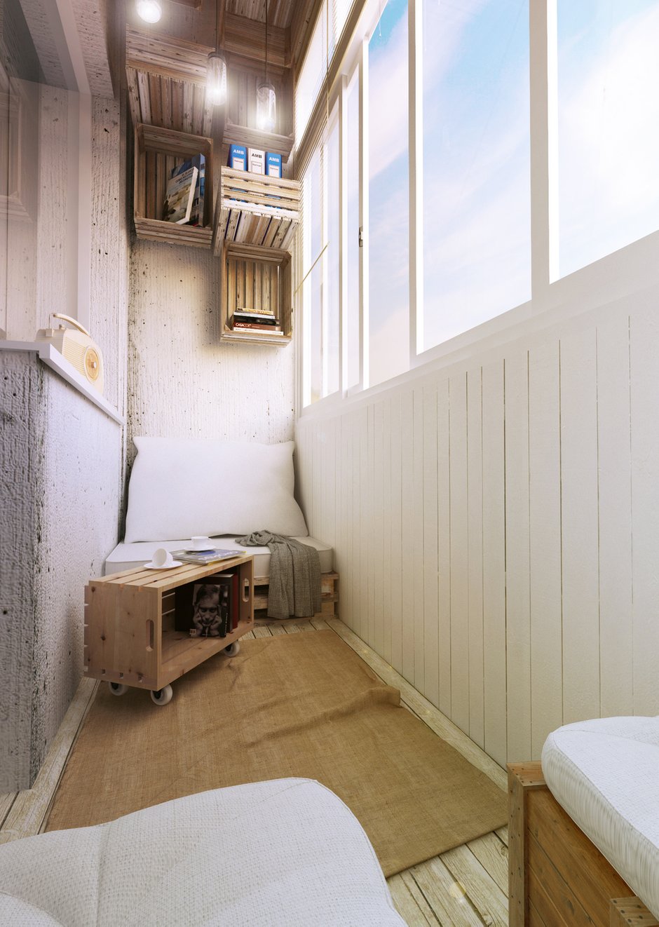 Фотография: Балкон, Терраса в стиле Лофт, Интерьер комнат – фото на INMYROOM