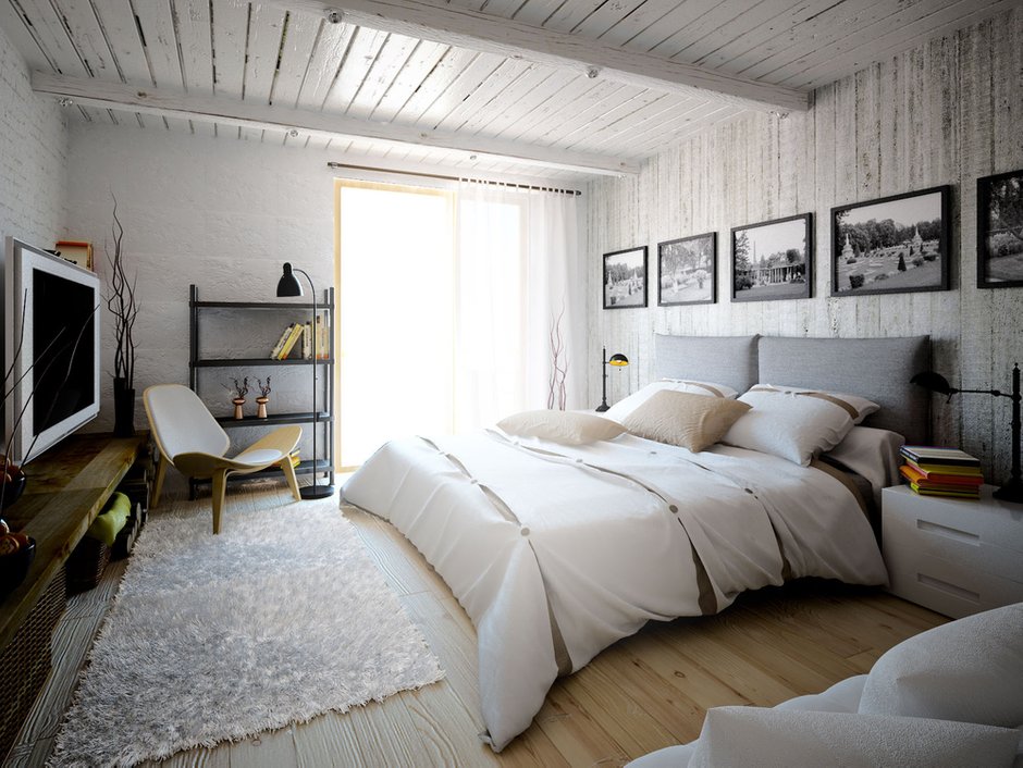 Фотография: Спальня в стиле Скандинавский, Квартира, Дом, Дома и квартиры, Проект недели – фото на INMYROOM