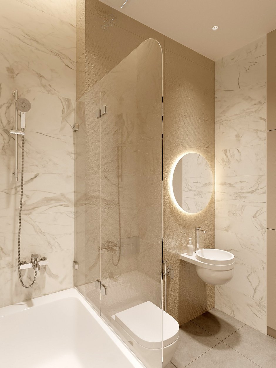Фотография: Ванная в стиле Современный, Miele, Проект недели, 2 комнаты – фото на INMYROOM